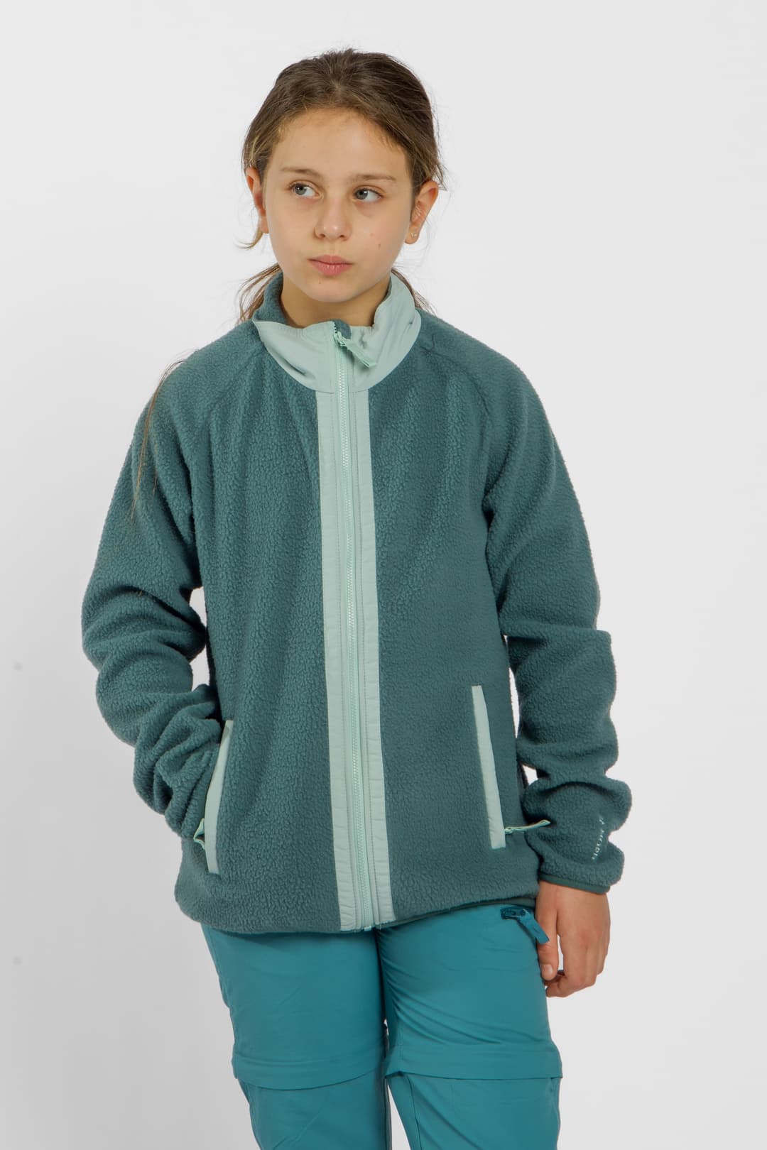 46 NORD Kinder Midlayer Grün, , Größe: 164