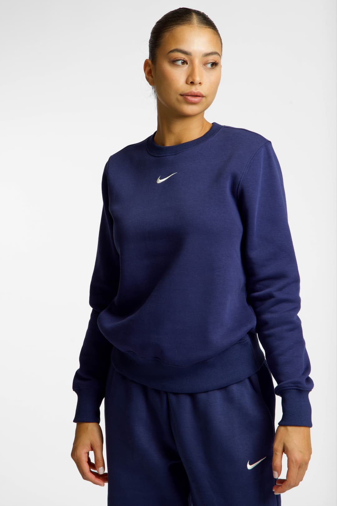 Nike Phoenix Fleece Damen Pullover Blau, Damen, Größe: L