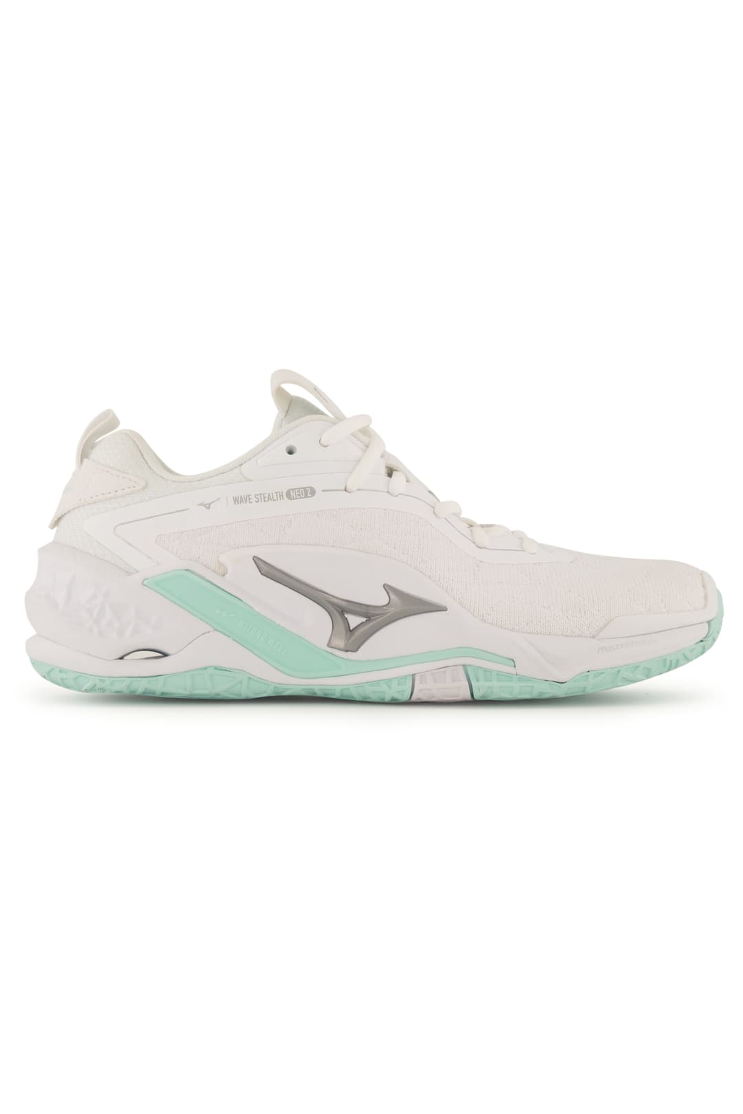 Mizuno Wave Stealth Neo 2 Damen Hallenschuh Weiss, Damen, Größe: 9