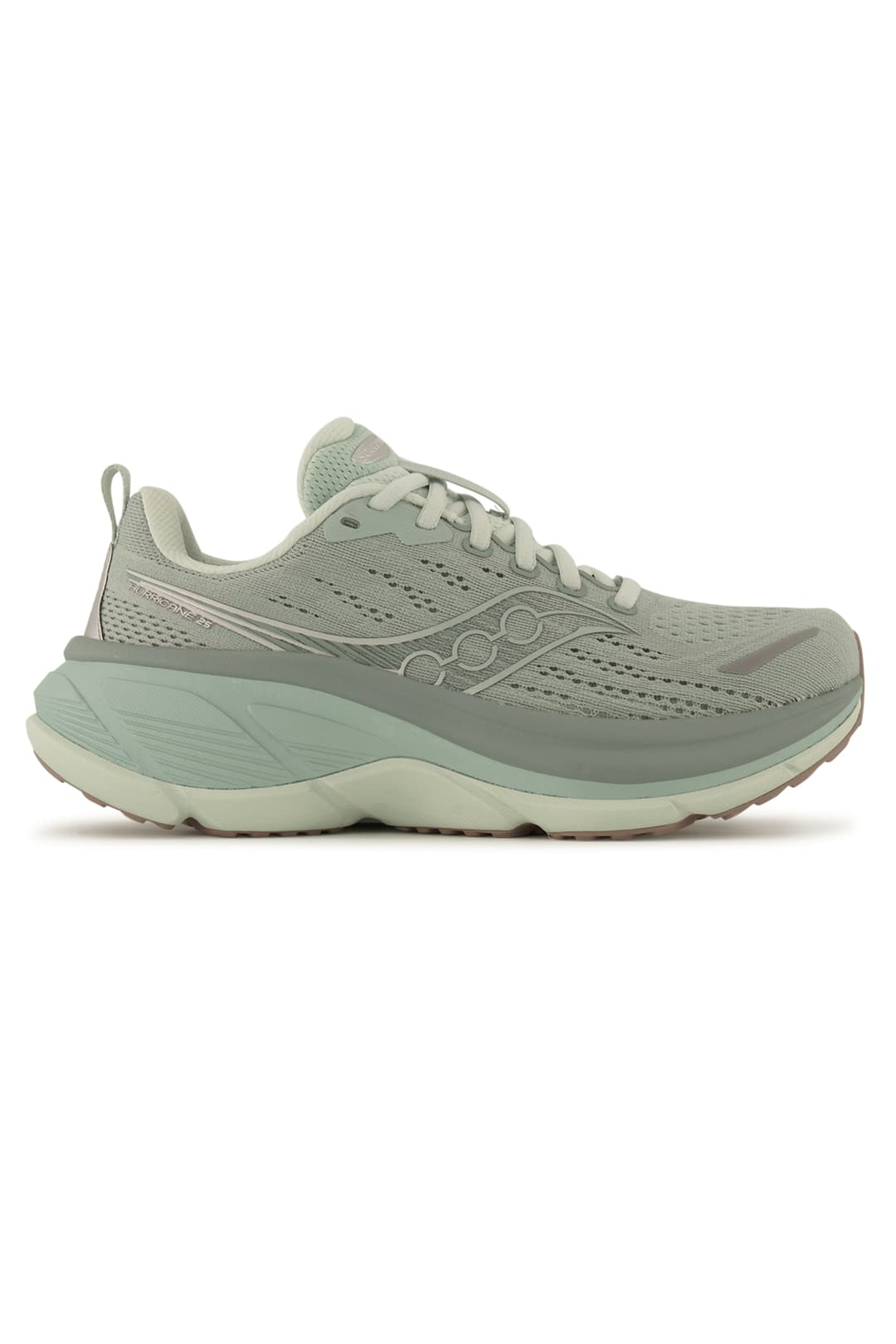 Saucony Hurricane 25 Damen Laufschuh Grün, Damen, Größe: 5 1/2