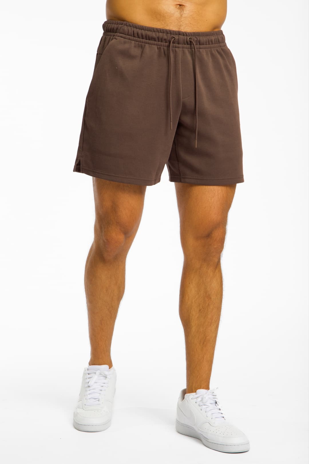 Nike Primary Fleece Dri-FIT Herren Short Braun, Herren, Größe: XL