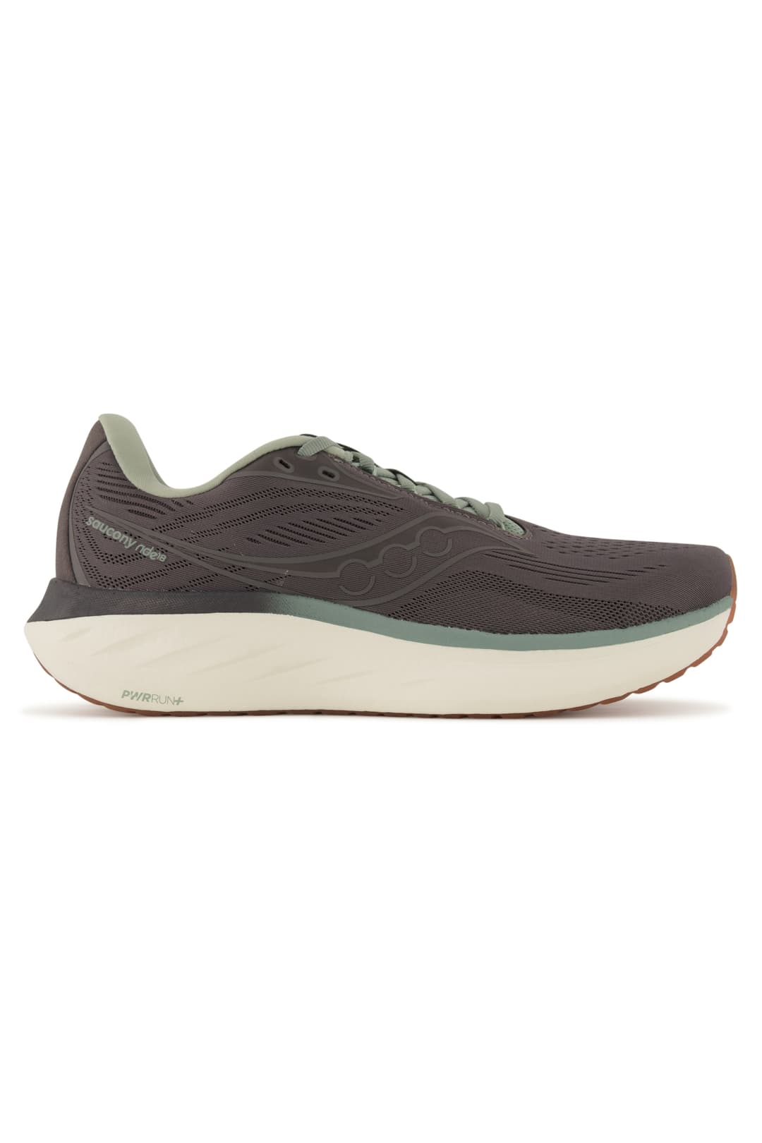 Saucony Ride 18 Herren Laufschuh Grau, Herren, Größe: 8