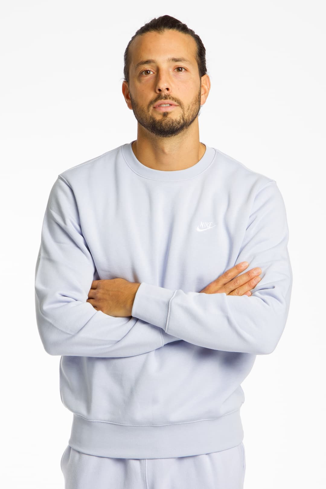 Nike Club Fleece Herren Pullover Blau, Herren, Größe: M