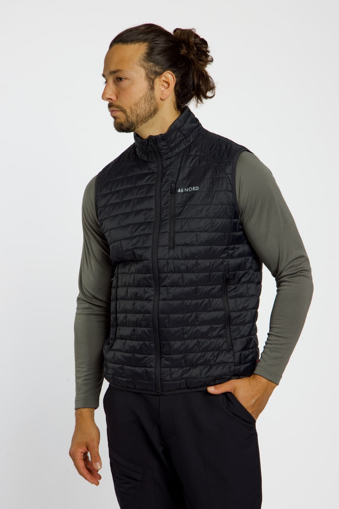 46 NORD Herren Gilet Schwarz, Herren, Größe: XL