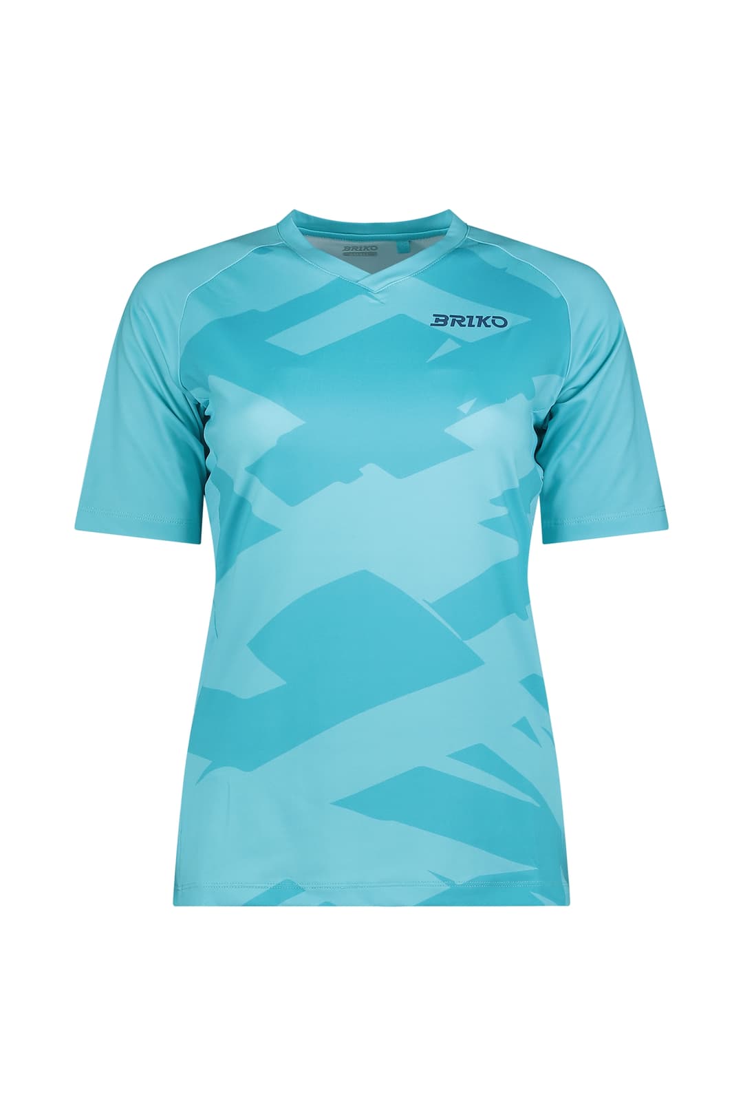 Briko Adventure Camo Damen Biketrikot Türkis, Damen, Größe: XL