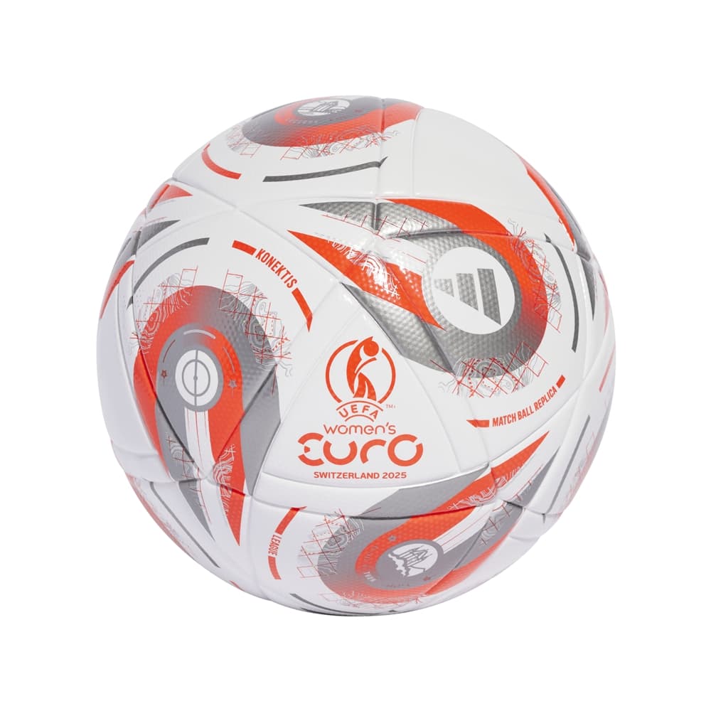 adidas UEFA Women's EURO25™ Final League Fussball Weiss, , Größe: 5