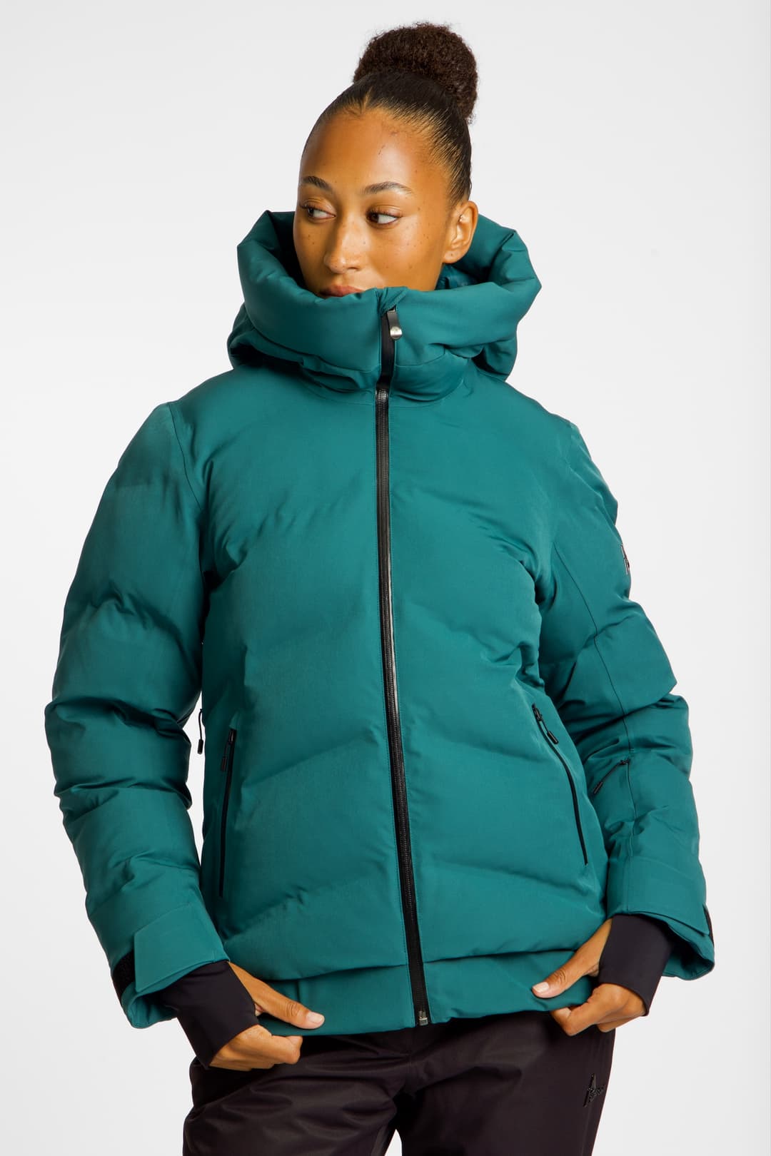 ALBRIGHT Arosa Damen Skijacke Türkis, Damen, Größe: 34