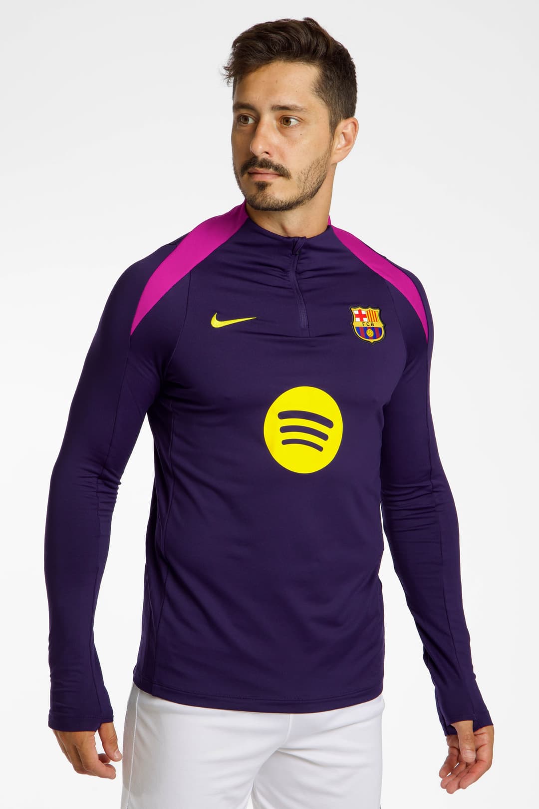 Nike FC Barcelona Dri-FIT Strike Herren Longsleeve 25/26 Lila, Herren, Größe: XL