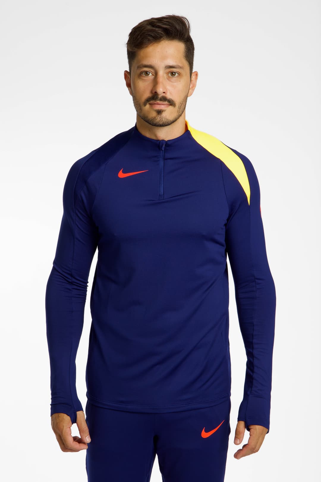 Nike Dri-FIT Strike Herren Longsleeve Blau, Herren, Größe: M