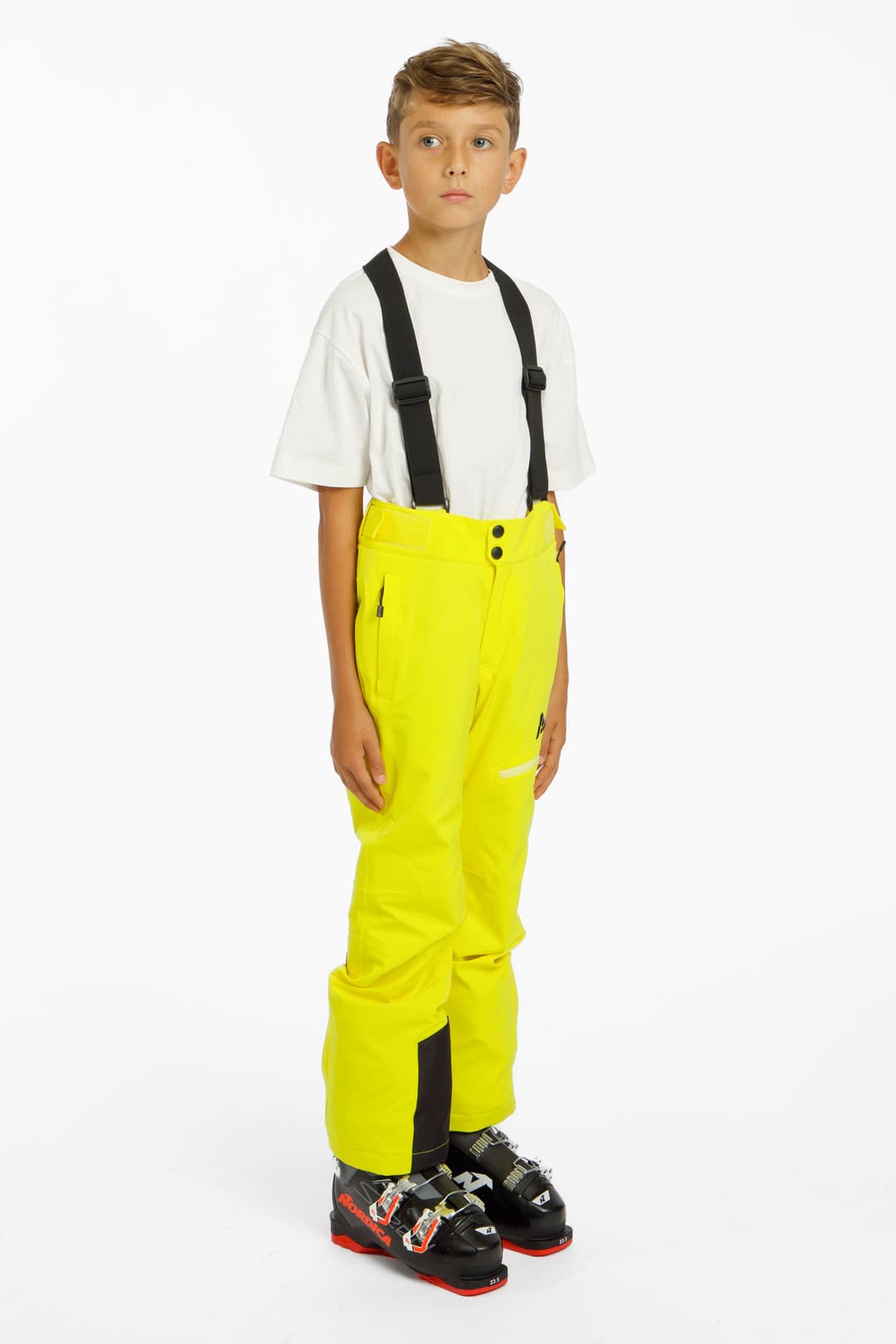 ALBRIGHT Adelboden Kinder Skihose Gelb, , Größe: 152