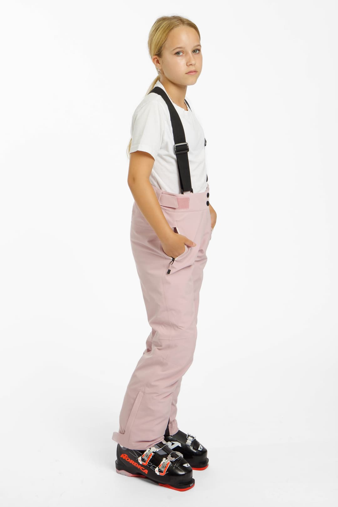 ALBRIGHT Adelboden Kinder Skihose Pink, , Größe: 152