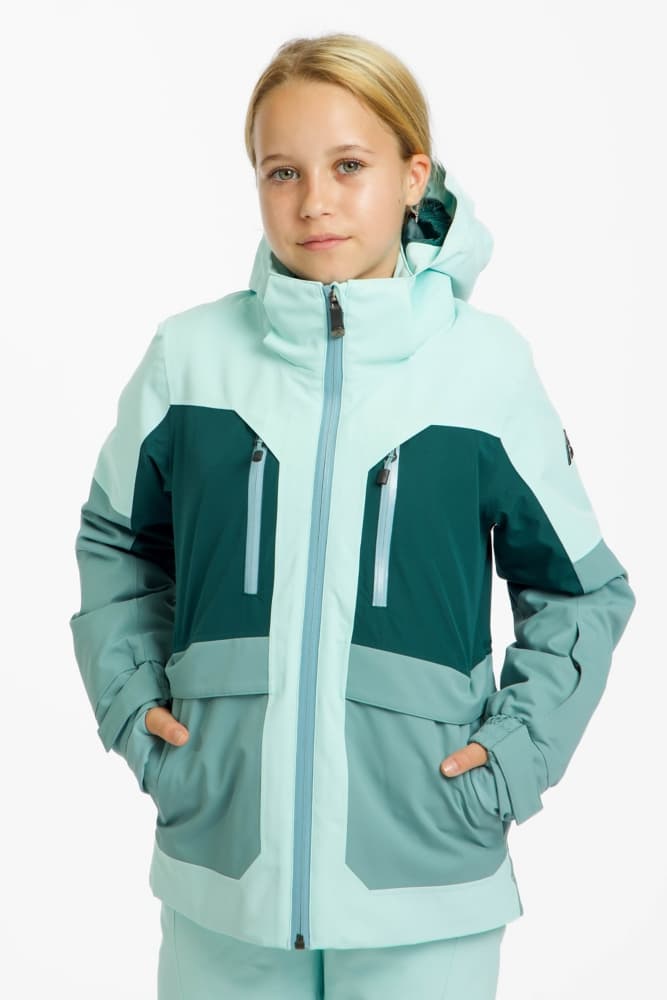 ALBRIGHT Madrisa Kinder Skijacke Grün, , Größe: 116