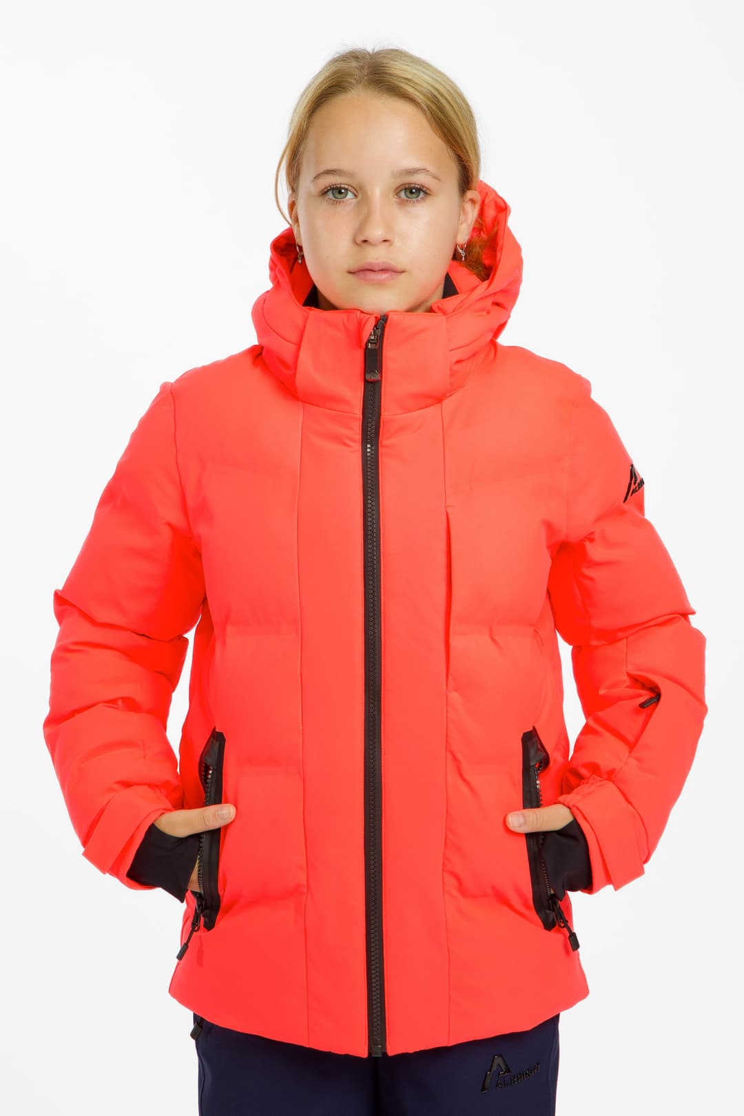 ALBRIGHT Davos Kinder Skijacke Pink, , Größe: 116