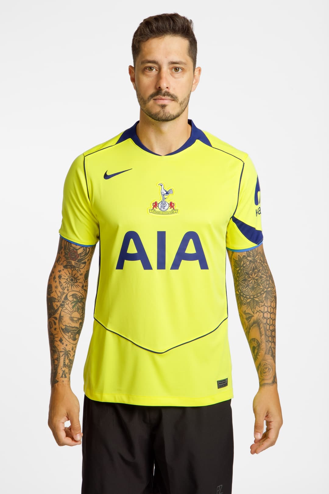Nike Tottenham Hotspur 3rd Replica Herren Fussballtrikot 25/26 Gelb, Herren, Größe: S