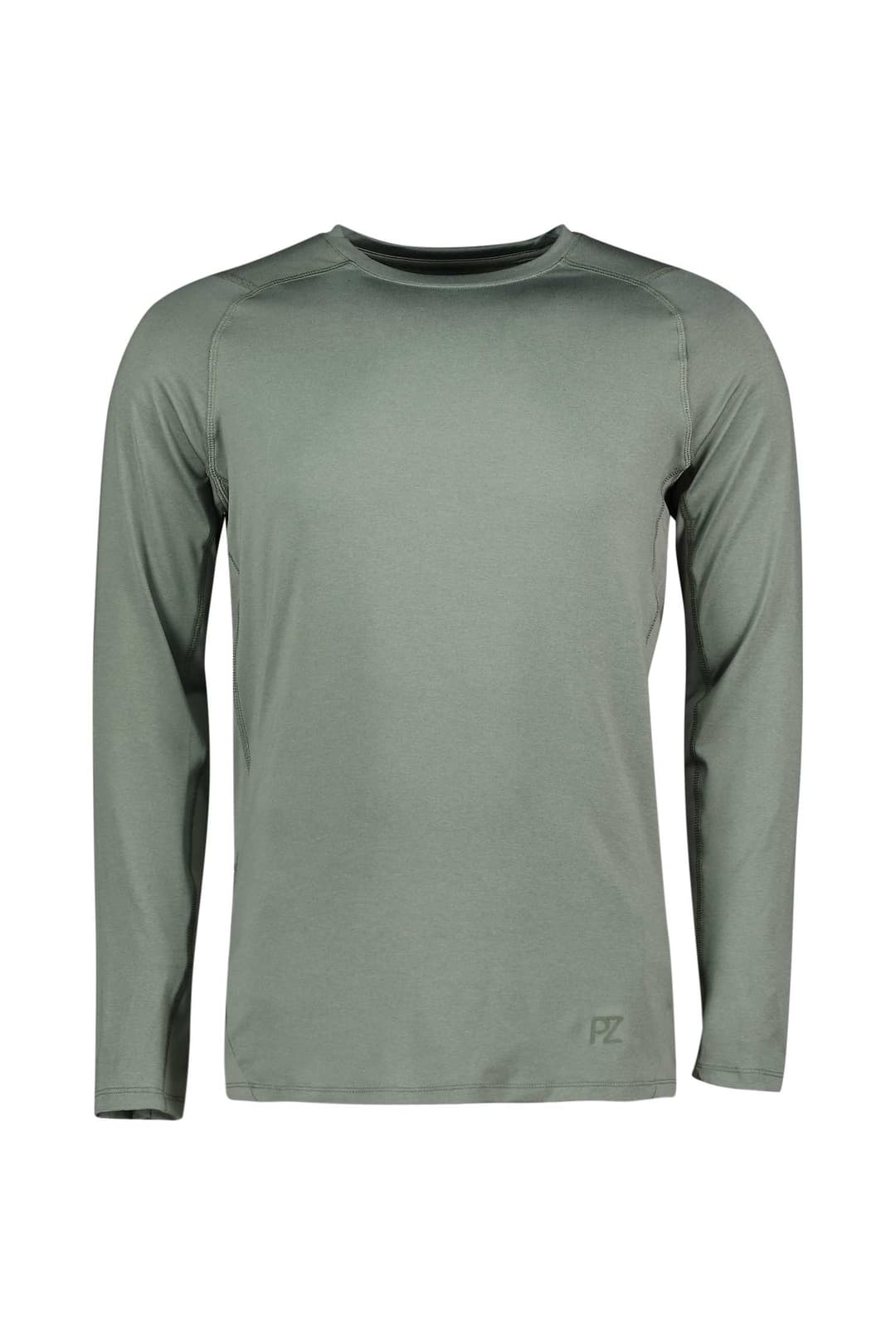 POWERZONE Compression Herren Longsleeve Grau, Herren, Größe: XL