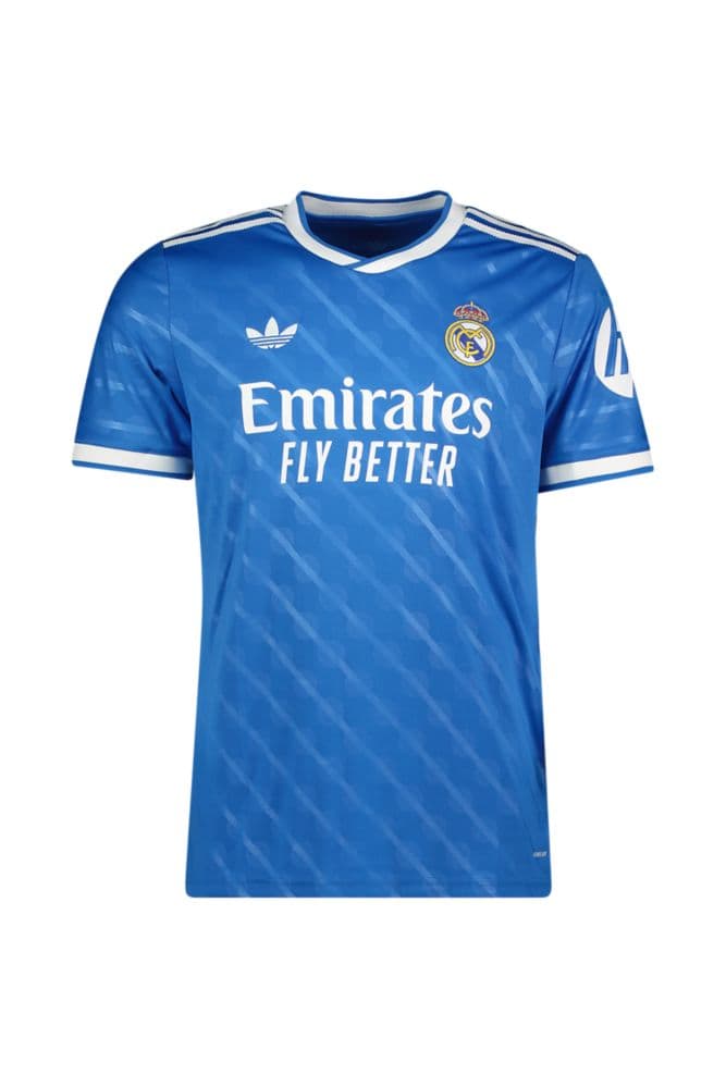 adidas Real Madrid 3rd Replica Herren Fussballtrikot 25/26 Blau, Herren, Größe: XL