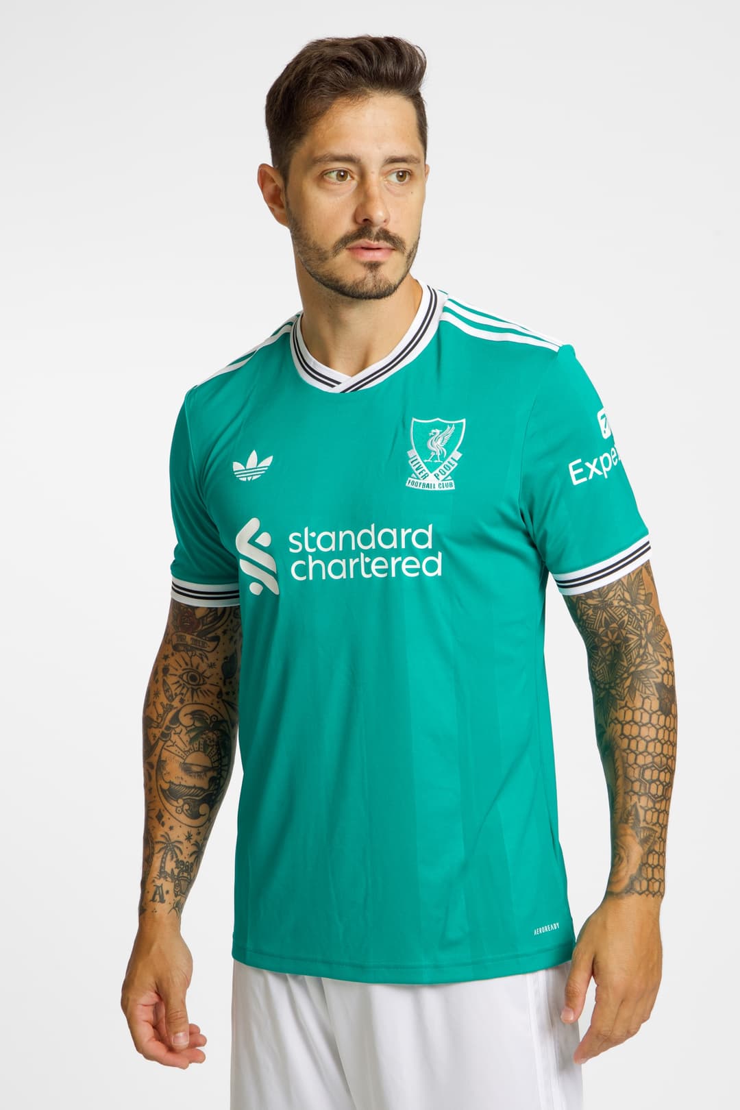 adidas Liverpool FC 3rd Replica Herren Fussballtrikot 25/26 Grün, Herren, Größe: S