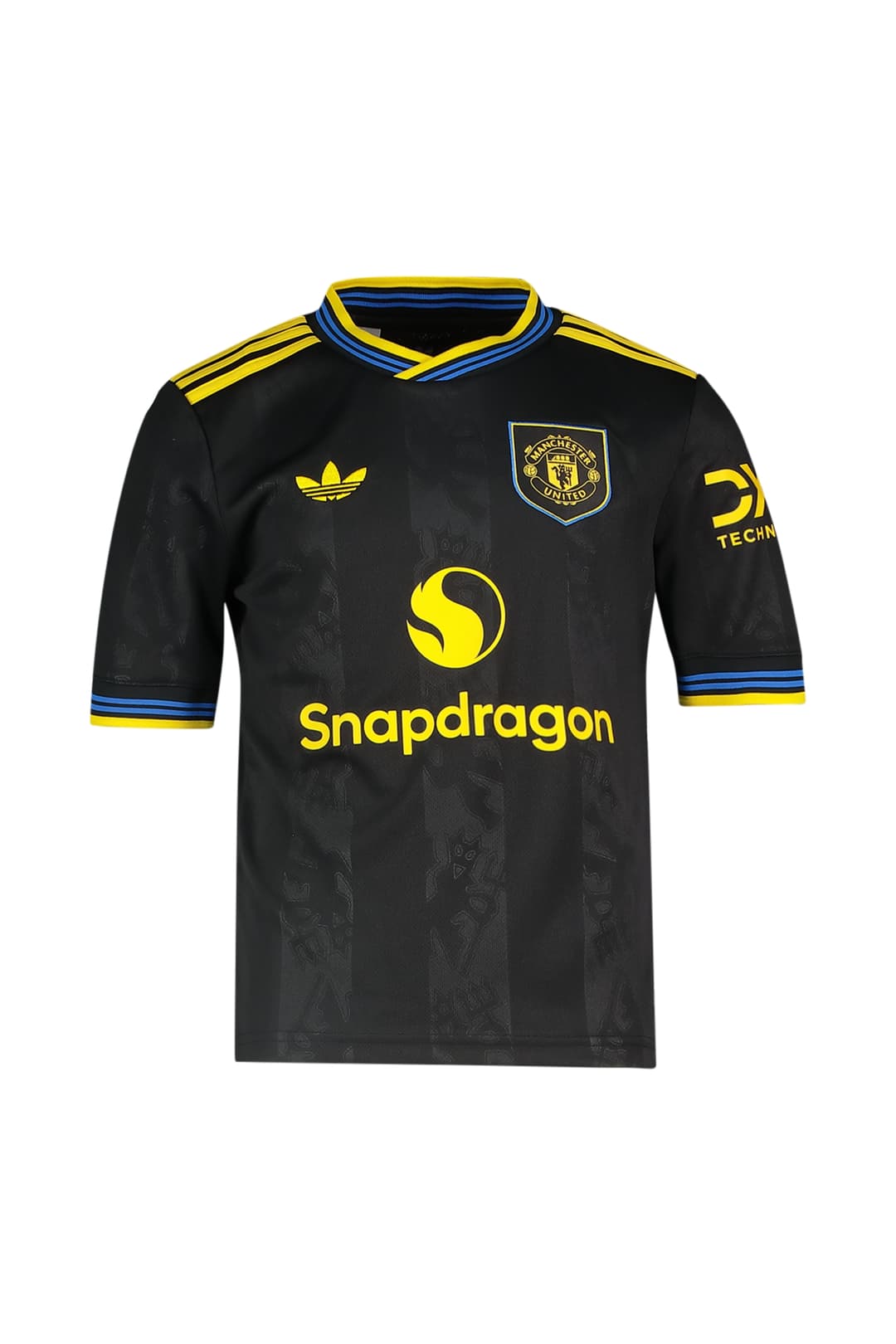 adidas Manchester United Away Replica Kinder Fussballtrikot 25/26 Schwarz, , Größe: 164