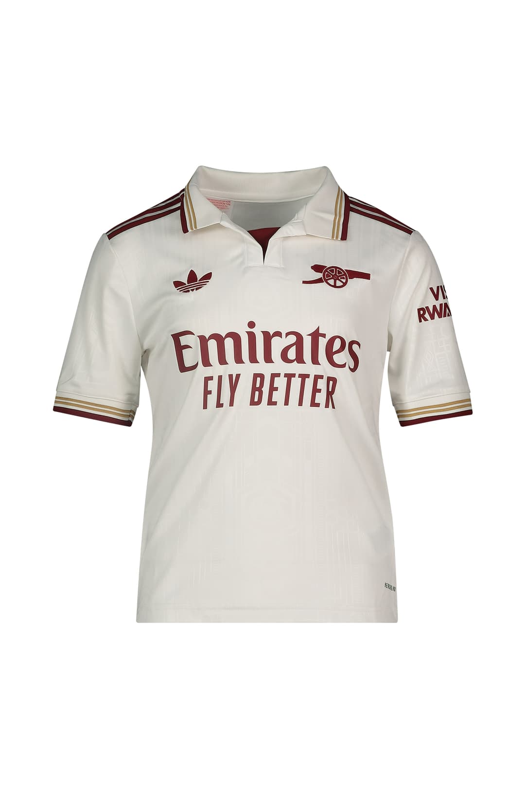 adidas FC Arsenal 3rd Replica Kinder Fussballtrikot 25/26 Weiss, , Größe: 152