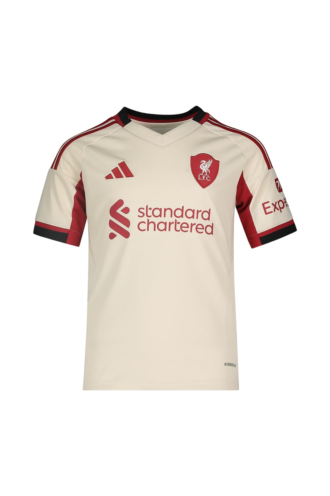 adidas Liverpool FC Away Replica Kinder Fussballtrikot 25/26 Weiss, , Größe: 128