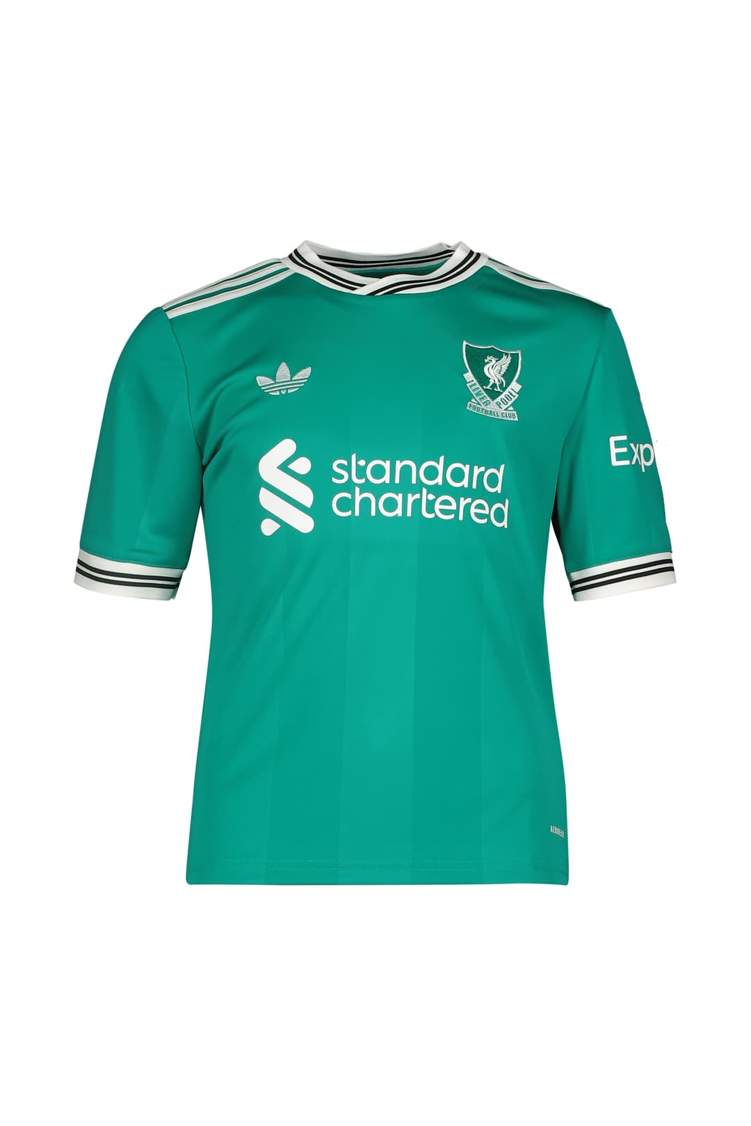 adidas Liverpool FC 3rd Replica Kinder Fussballtrikot 25/26 Grün, , Größe: 140