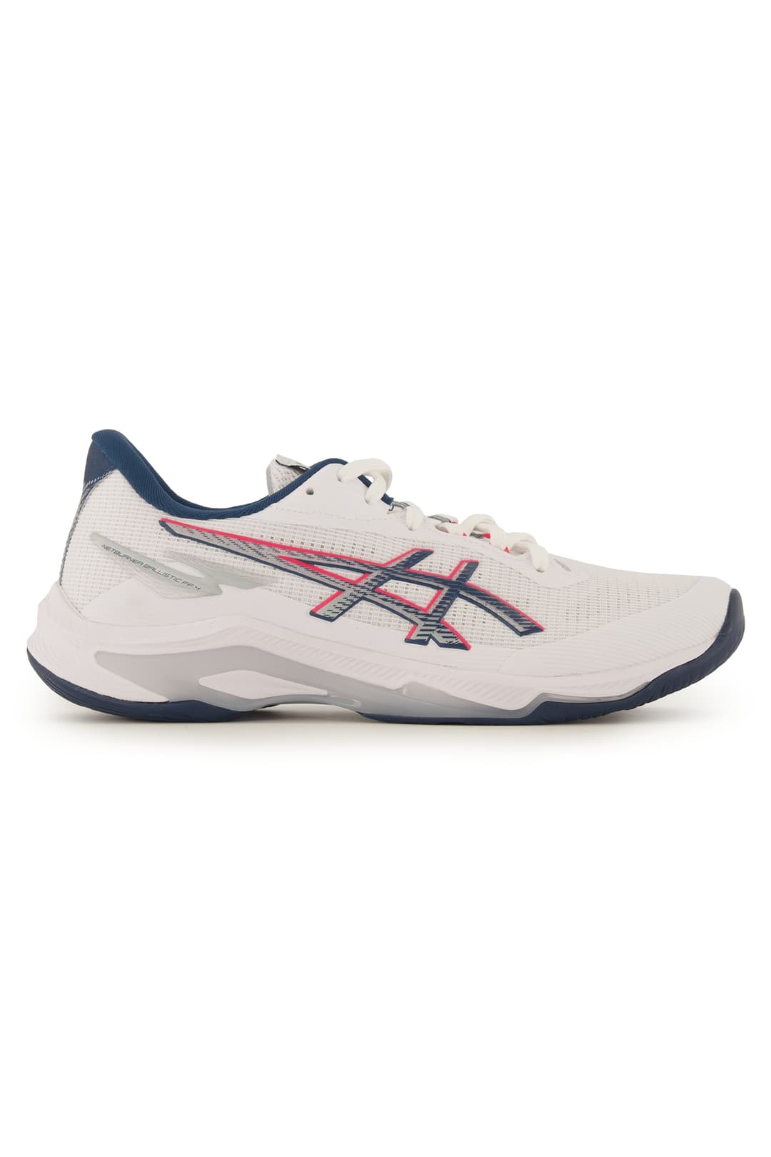 ASICS Netburner Ballistic FF 4 Herren Hallenschuh Weiss, Herren, Größe: 13