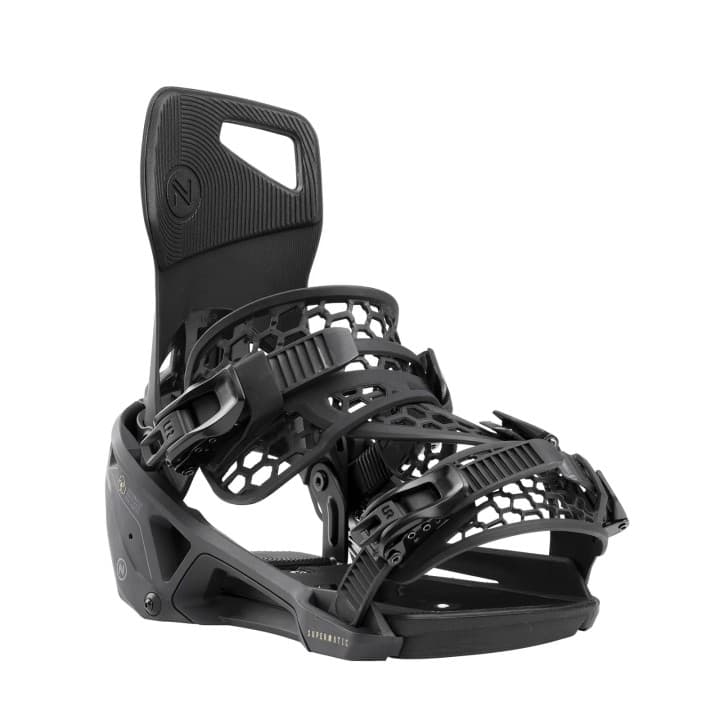 Nidecker Supermatic OG Snowboardbindung Schwarz, Herren, Größe: M