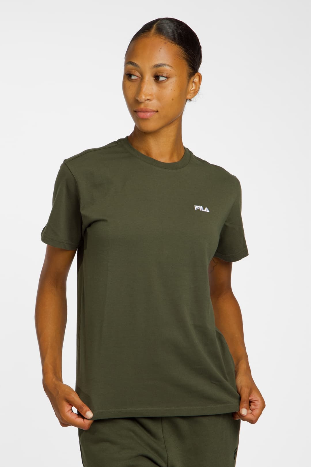 FILA Ostritz Damen T-Shirt Grün, Damen, Größe: XS