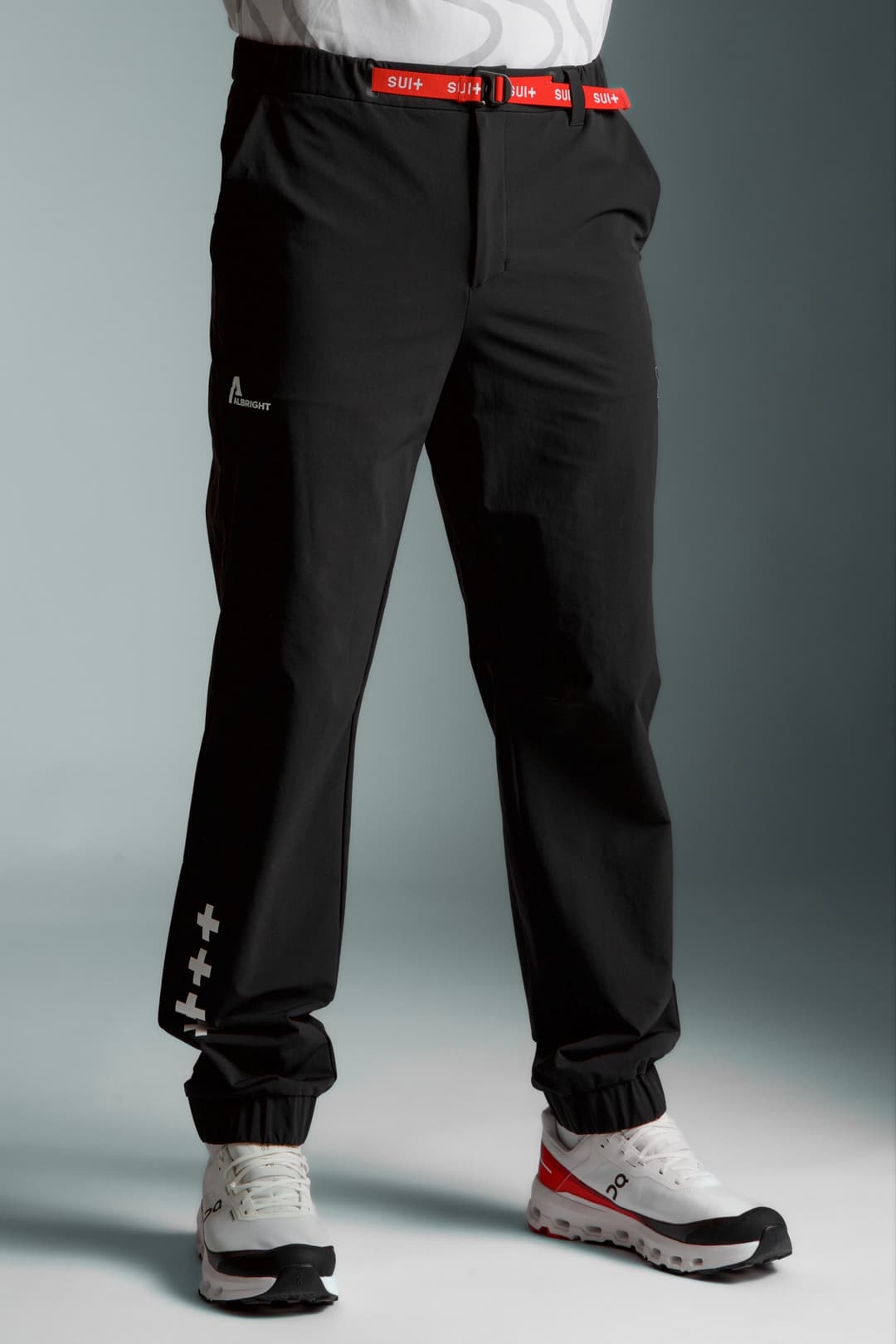 ALBRIGHT Swiss Olympic Herren Softshellhose Schwarz, Herren, Größe: XXXL