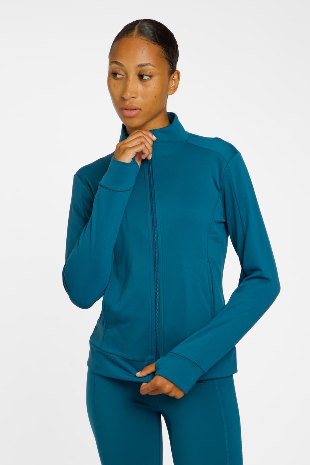 FILA Olate Damen Trainingsjacke Türkis, Damen, Größe: XL