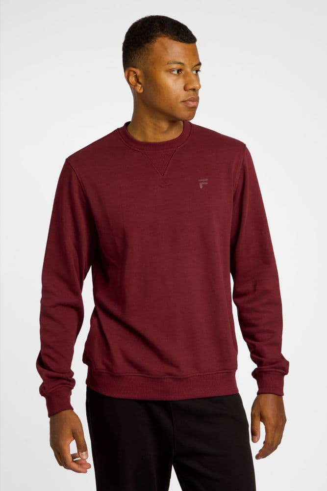 FILA Osorno Herren Pullover Rot, Herren, Größe: L