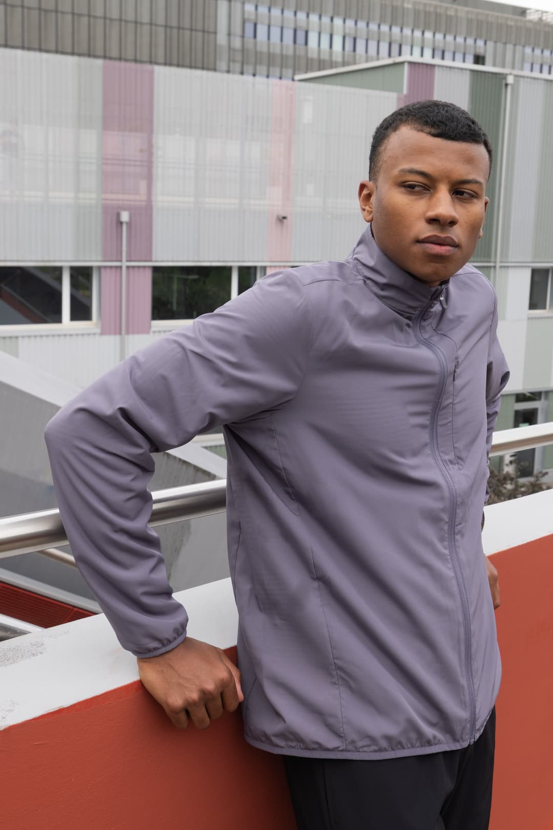 POWERZONE Herren Laufjacke Grau, Herren, Größe: S