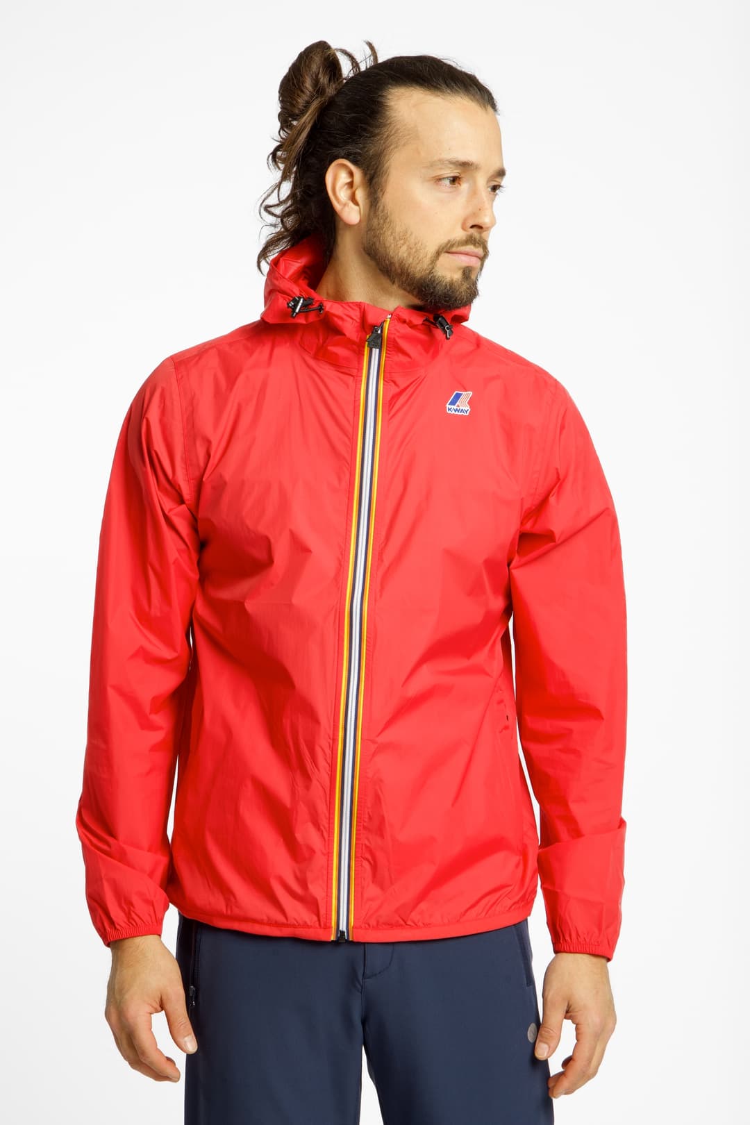 K-Way Le Vrai 4.0 Claude Herren Regenjacke Rot, Herren, Größe: M