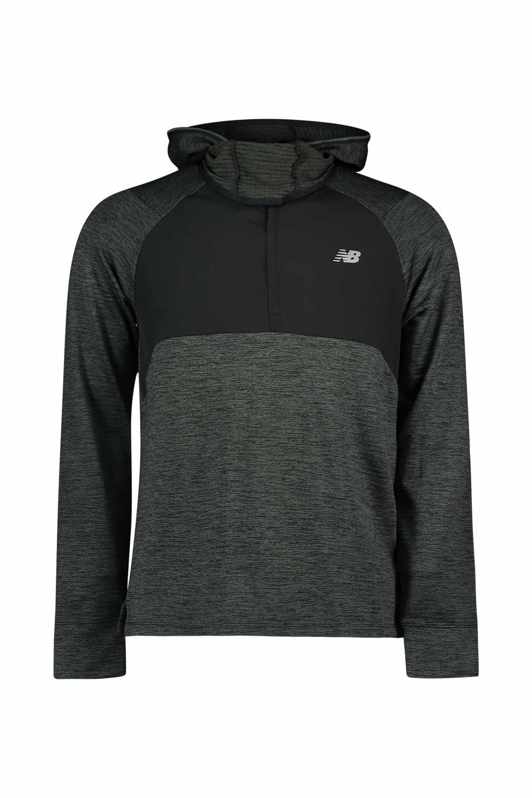 New Balance Heat Grid Balaclava Herren Midlayer Schwarz, Herren, Größe: S