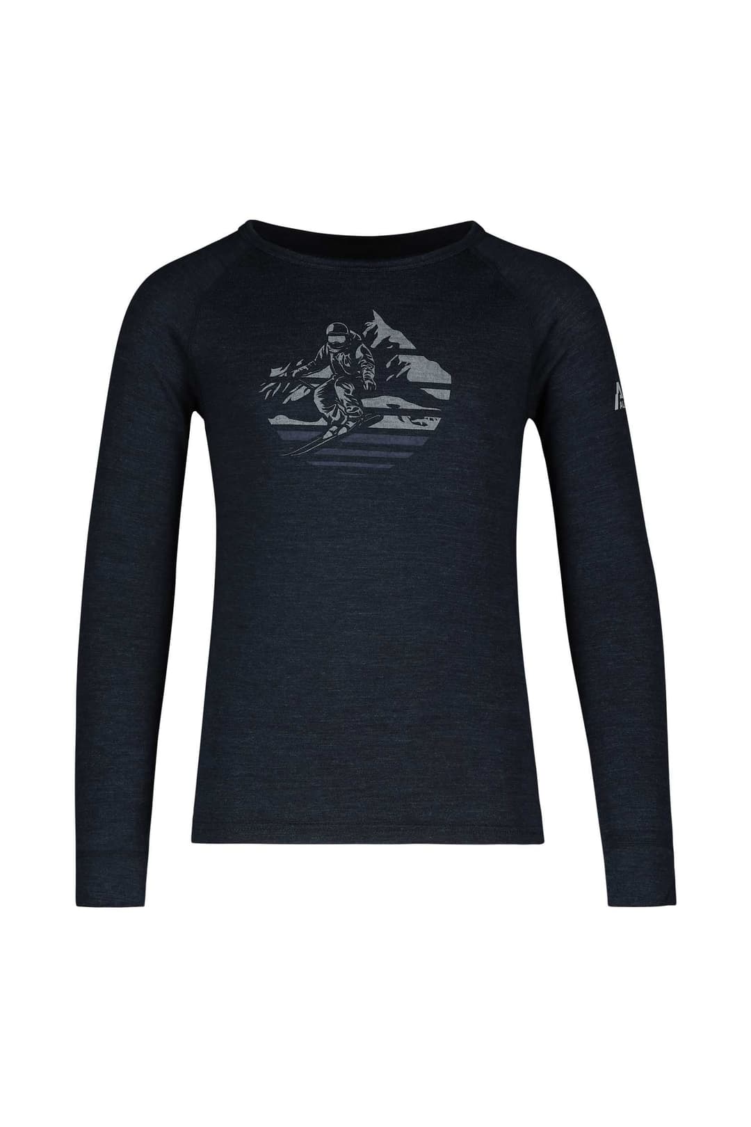 ALBRIGHT Merino Kinder Thermo Longsleeve Blau, , Größe: 128