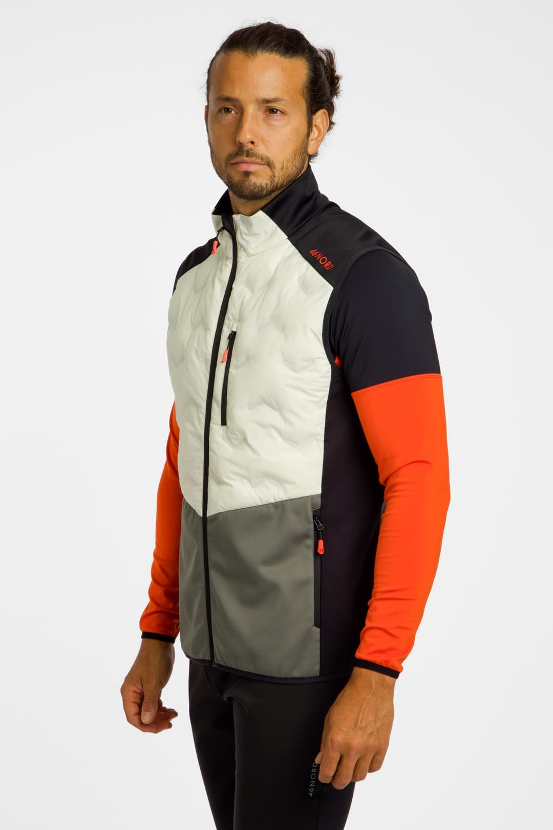 46 NORD Herren Gilet Weiss, Herren, Größe: XL