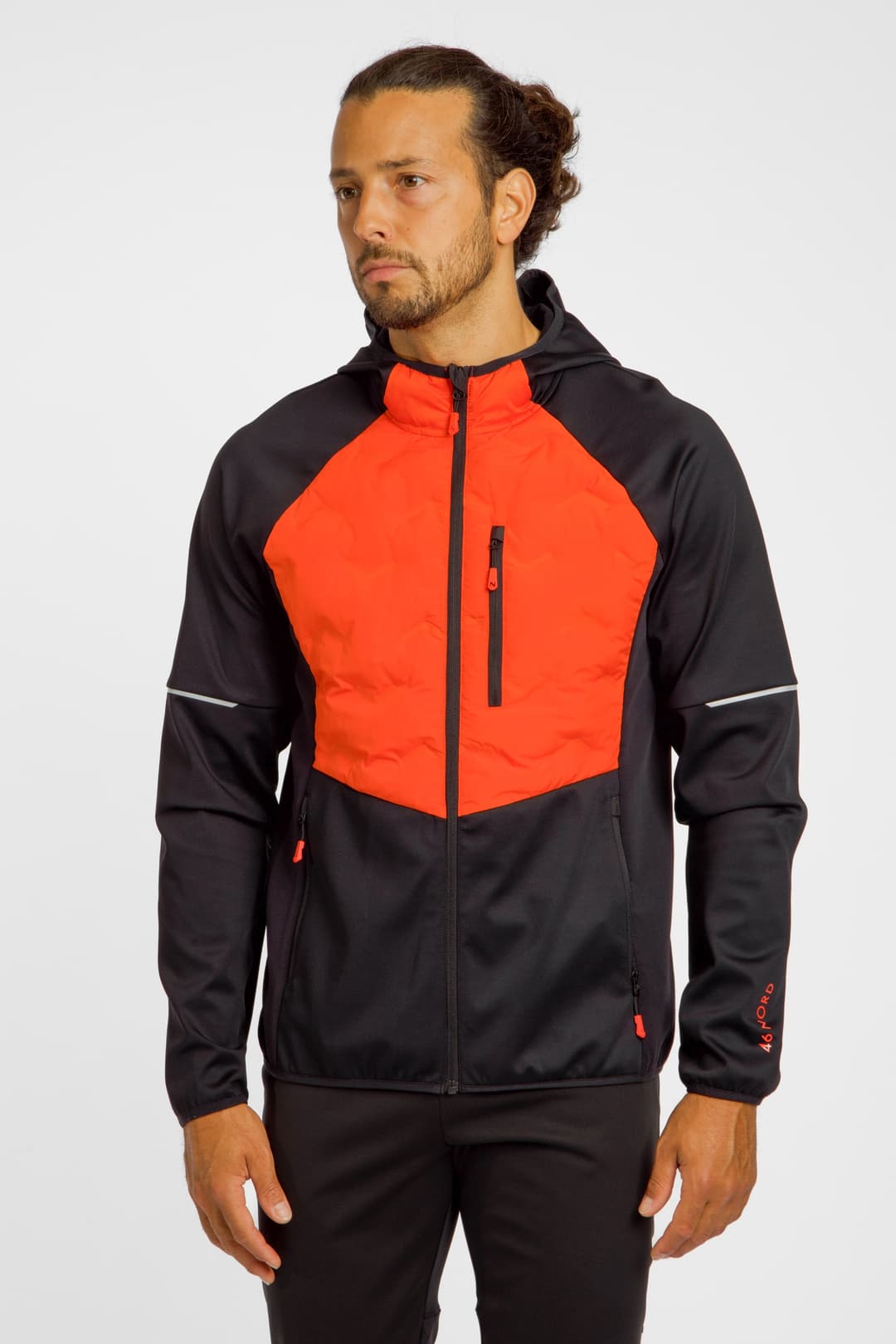 46 NORD Herren Langlaufjacke Schwarz, Herren, Größe: XXL