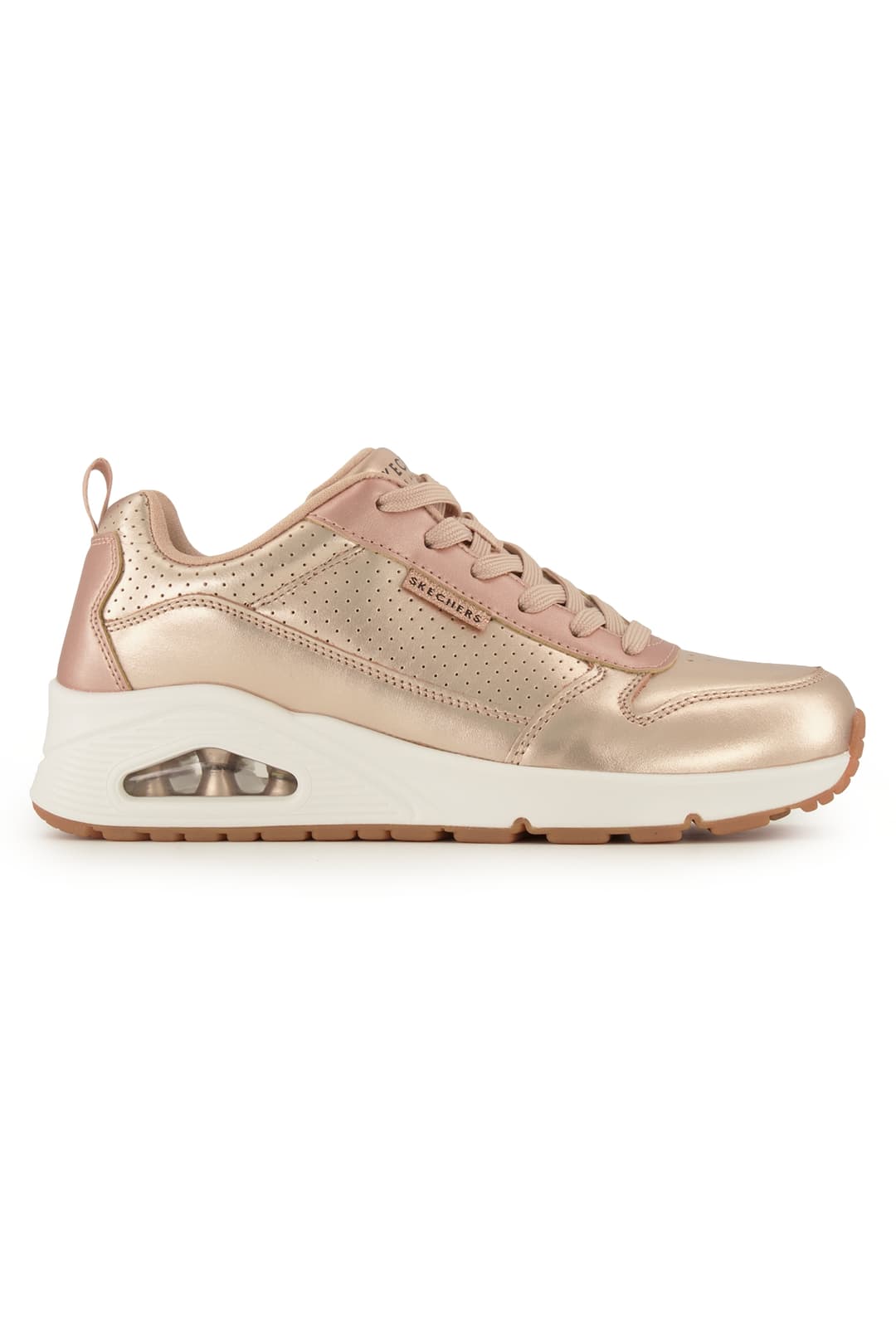 Skechers Uno Damen Sneaker Rosegold, Damen, Größe: 38