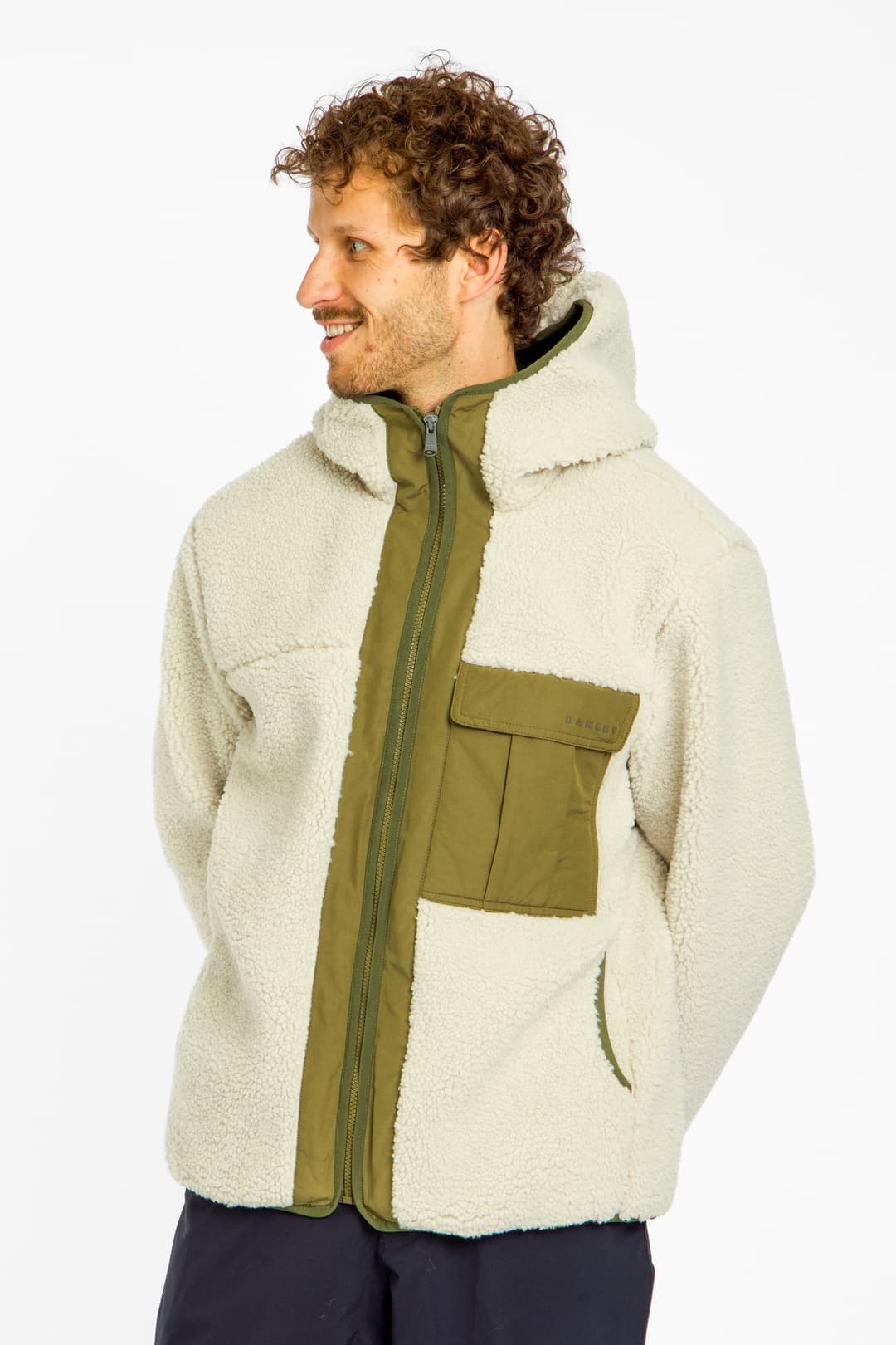 Oakley Snowdrift Sherpa Herren Midlayer Beige, Herren, Größe: S
