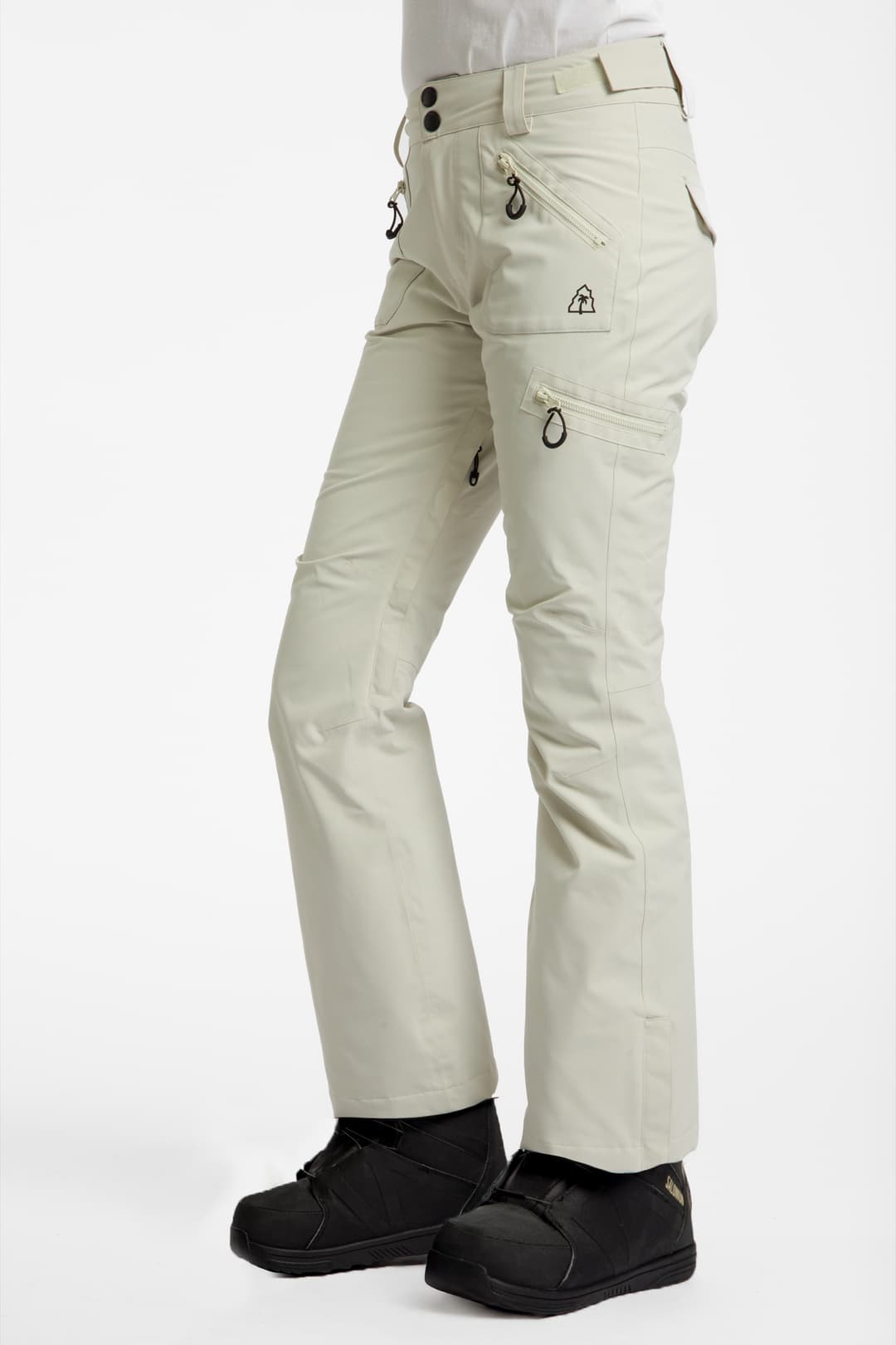 BEACH MOUNTAIN Damen Snowboardhose Beige, Damen, Größe: 40