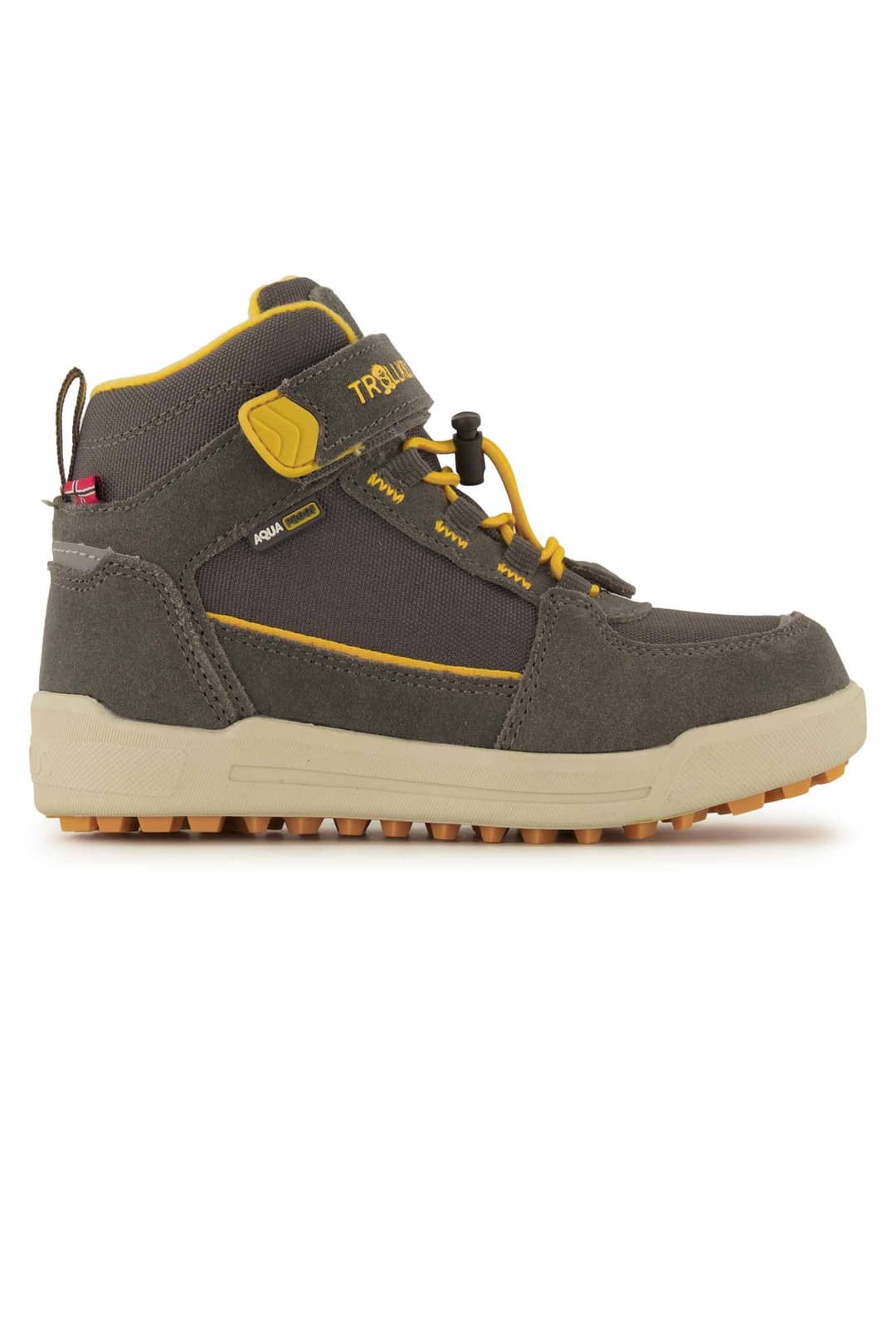 Trollkids Gryllefjord Mid Kinder Winterboot Grau, , Größe: 37