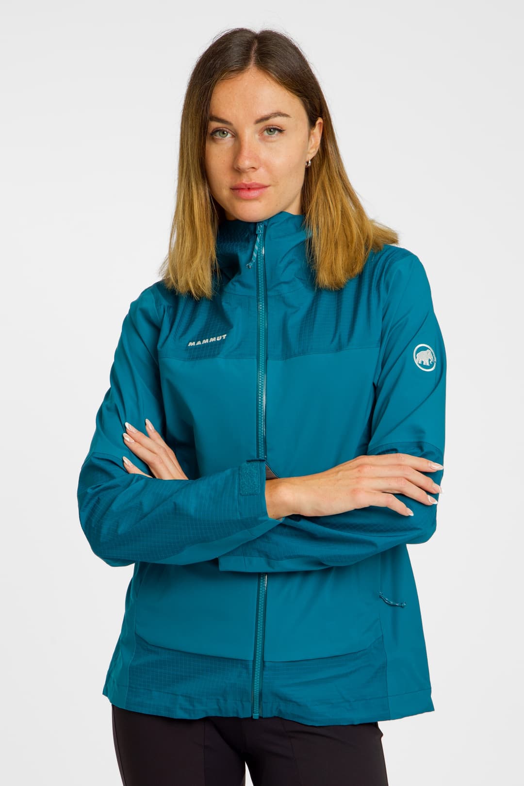 MAMMUT Ducan Guide Hooded Damen Outdoorjacke Türkis, Damen, Größe: XS