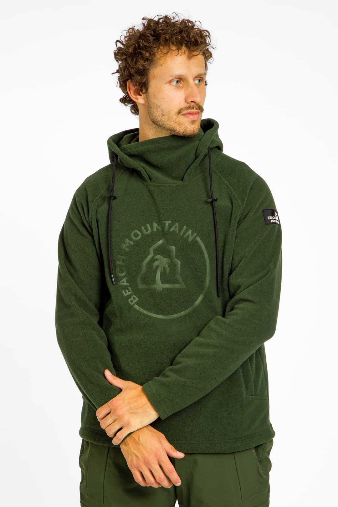 BEACH MOUNTAIN Herren Hoodie Grün, Herren, Größe: XXL