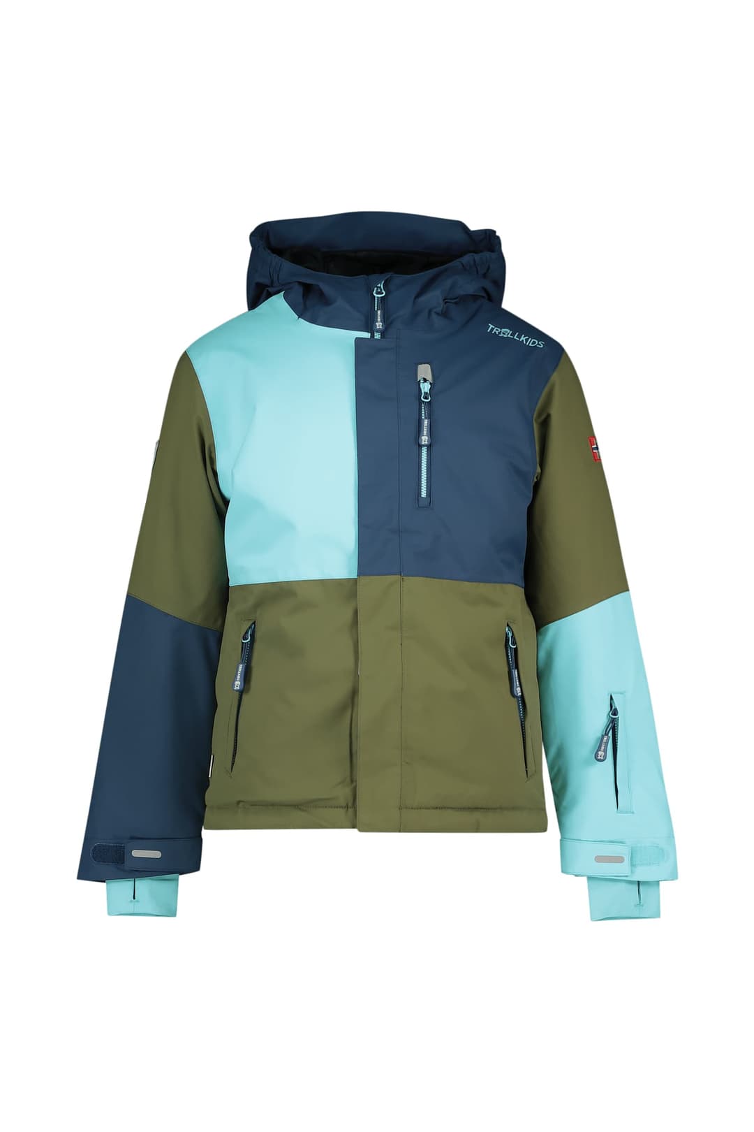 Trollkids Hallingdal Kinder Skijacke Blau, , Größe: 140