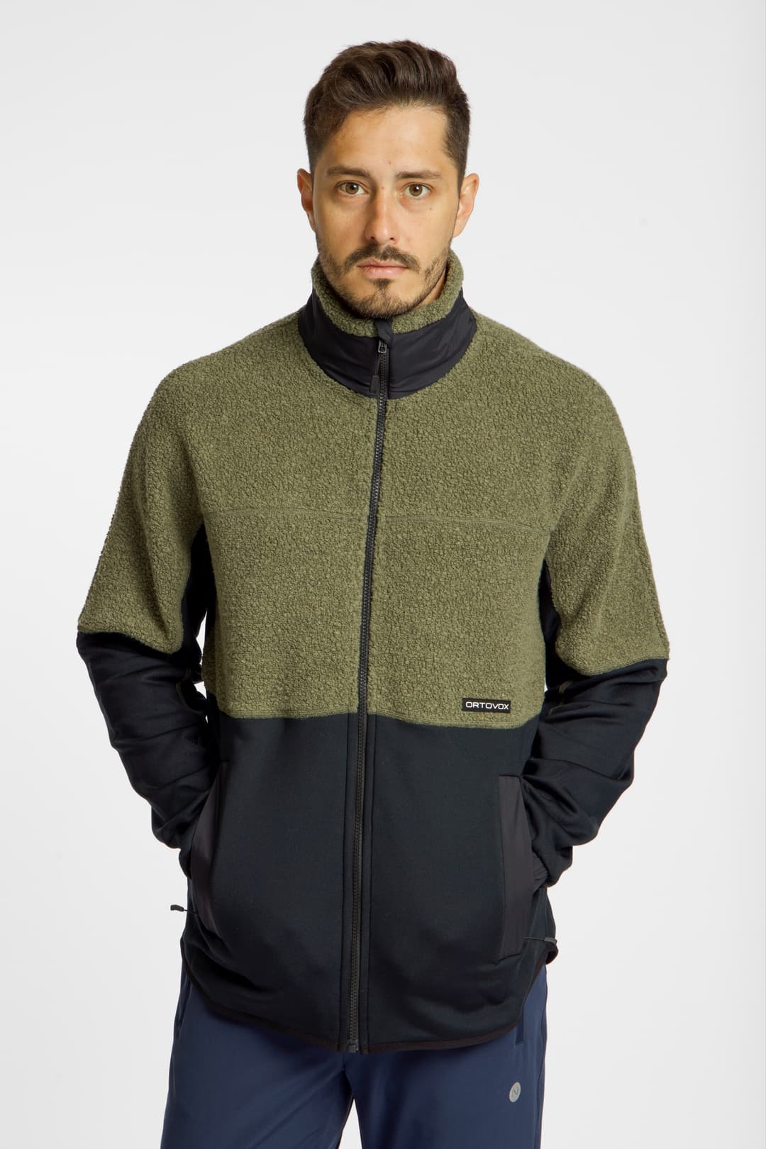 Ortovox Fleece Teddy Herren Midlayer Grün, Herren, Größe: M