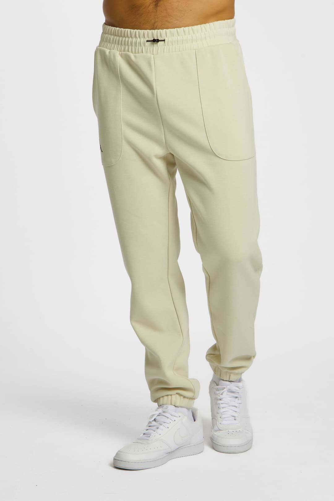 Kappa Gesso Herren Trainerhose Weiss, Herren, Größe: M