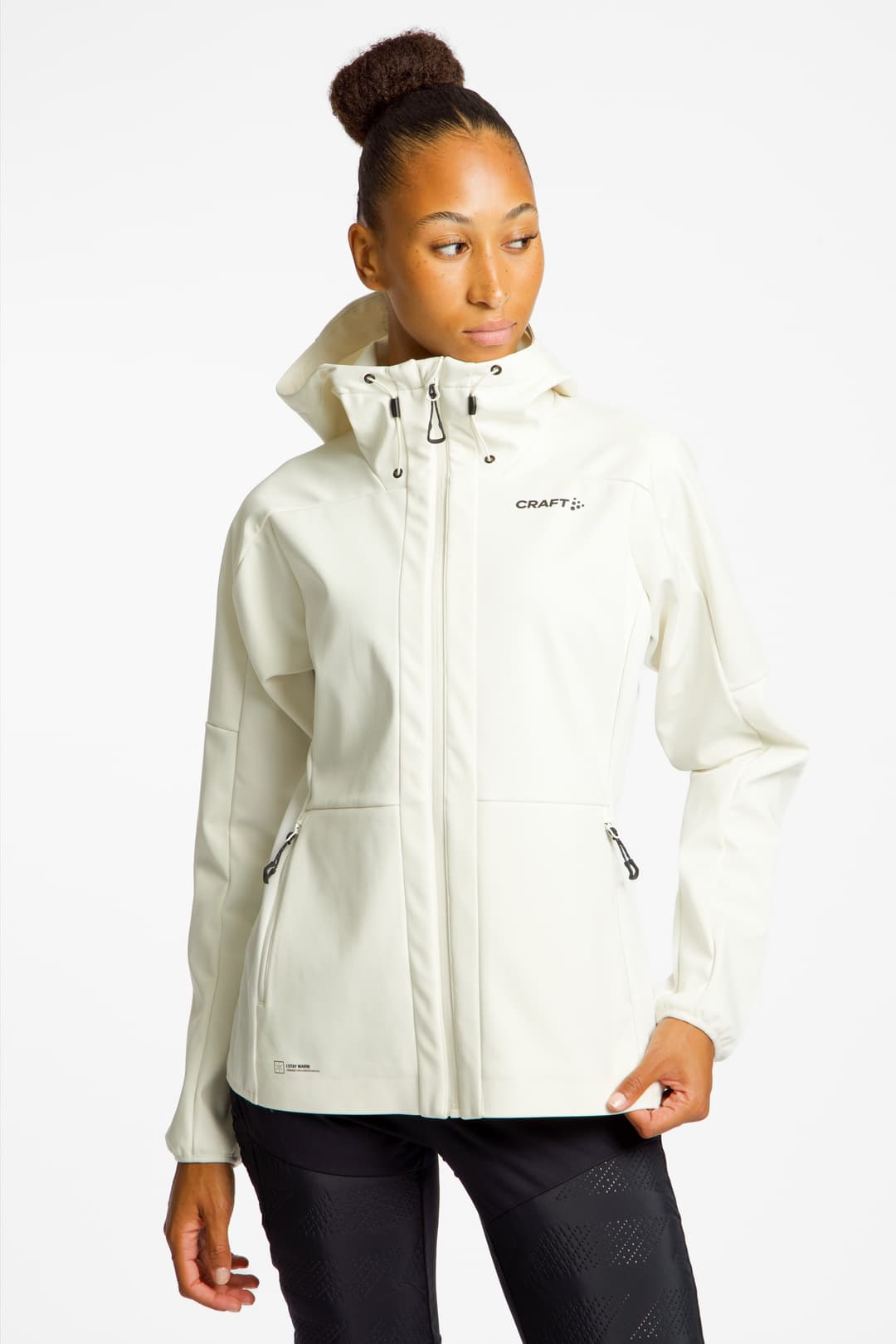 Craft Core Backcountry Hood Damen Langlaufjacke Weiss, Damen, Größe: L