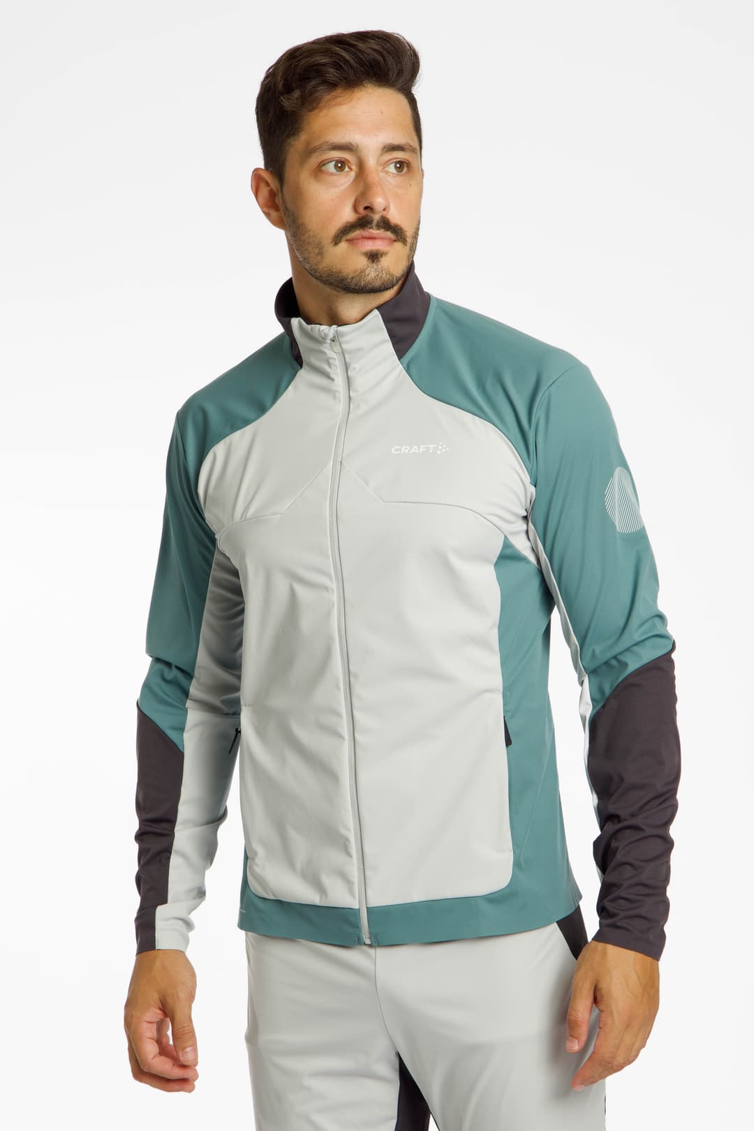 Craft PRO Nordic Race 2 Herren Langlaufjacke Grau, Herren, Größe: S