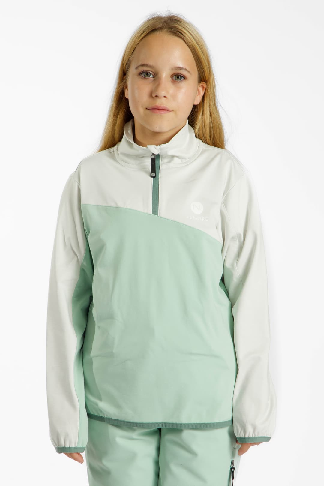 46 NORD Kinder Midlayer Grün, , Größe: 116
