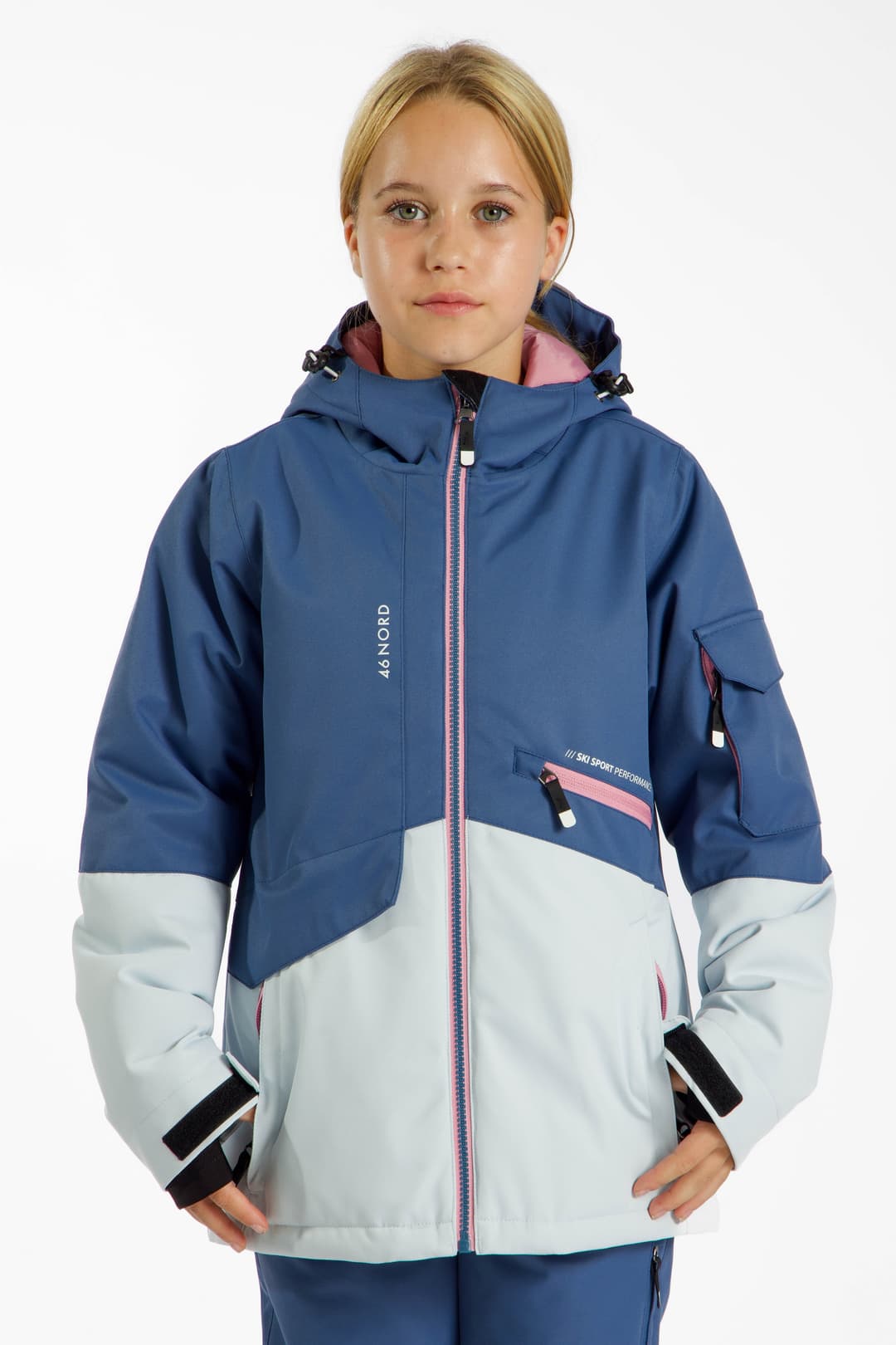 46 NORD Kinder Skijacke Blau, , Größe: 176